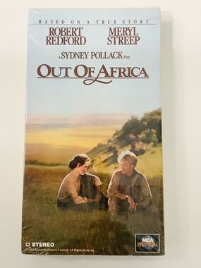 Universal 1985 Out of Africa VHS Tape Movie Original Sealed